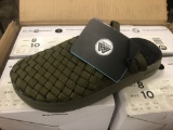 5 Pairs Of Malibu Colony Olive/Black Sandals