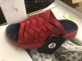 7 Pairs Of Malibu Zuma Red/Blue Sandals