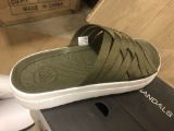 2 Pairs Of Malibu Zuma Olive/White Sandals
