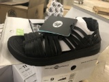 10 Pairs Of Malibu Canyon Black Sandals