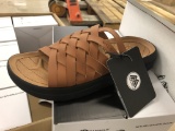 17 Pairs Of Malibu Zuma Whiskey/Black Sandals