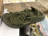 19 Pairs Of Malibu Rancho Olive Sandals