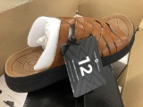10 Pairs Of Malibu Zuma Whiskey/Black Sandals
