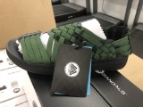 10 Pairs Of Malibu Canyon Pesto/Black Sandals
