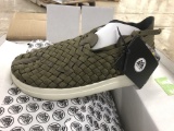 10 Pairs Of Malibu Latigo Olive/White Sandals