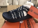 15 Pairs Of Malibu Canyon Navy/White Sandals