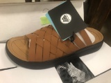 15 Pairs Of Malibu Zuma Whiskey/Black Sandals