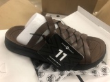8 Pairs Of Malibu Zuma Bison/Black Sandals