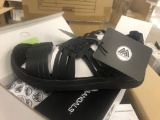 10 Pairs Of Malibu Canyon Black Sandals