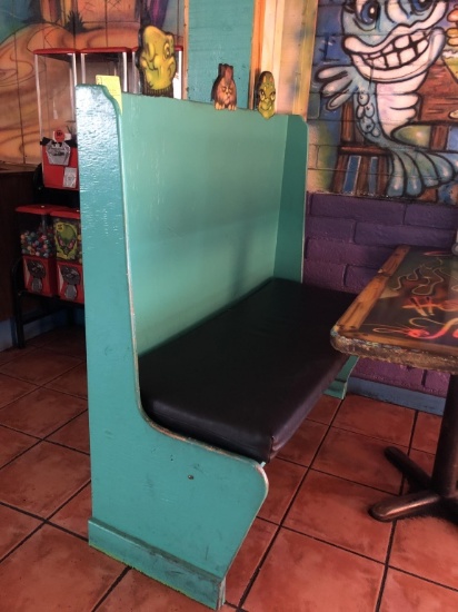 50in Wide Single Booth Seat