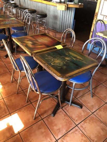 2 Tables W/ 4 Chairs