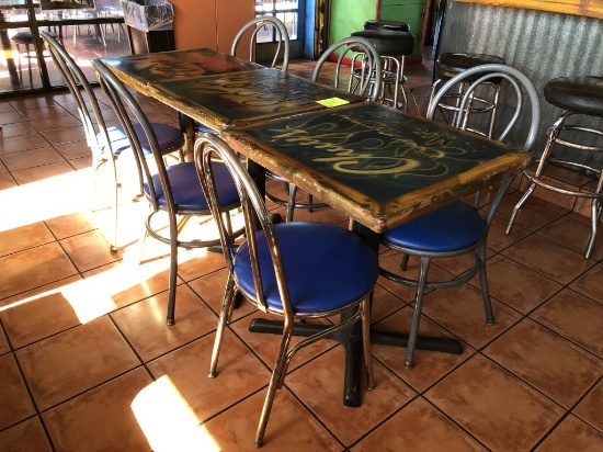 3 Tables W/ 6 Chairs