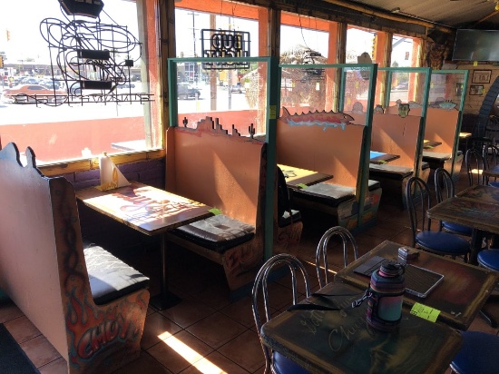 4 Sections Of 50in Wide Booth Seating