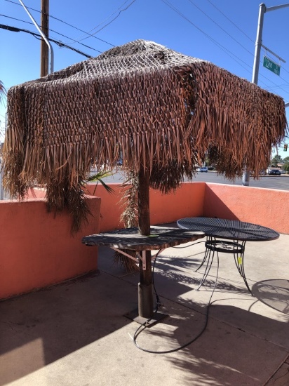 3ft x 3ft Table W/ Grass Shade