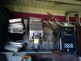 Group Of Chaffing Dishes And Plastic Bartending Items