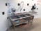 3-compartment sink w/ R drainboard & pre-wash sprayer
