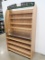 wooden merchandising cabinet