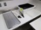 aluminum pans, knives, & tubs- everything on table