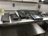 quantity of stainless pans