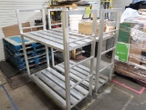 aluminum cooler racks, on casters