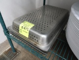 stainless pans- full size perforated x 2 1/2
