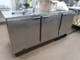 Beverage Air 3-door work top refrigerator