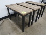 merchandising tables, heavy duty