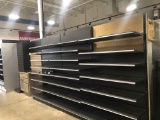 Madix wall shelving, 12' run