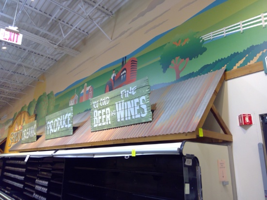 Wooden Awning W/ Tin Cover