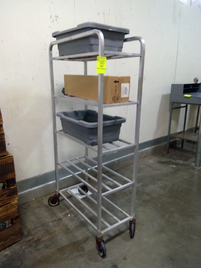 Meat Rack W/ Plastic Tubs