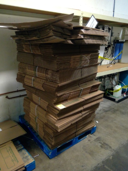 Group Of Unused Moving Boxes