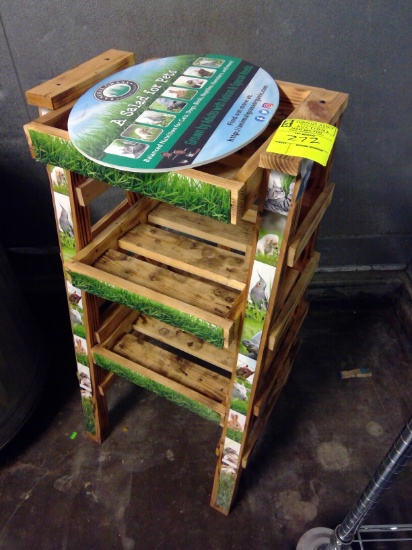 18in Wide Wooden Merchandiser