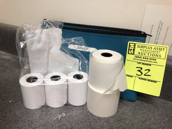Cash Bags And Receipt Paper