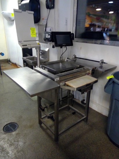 Hobart Wrapping Station W/ Hti Scale