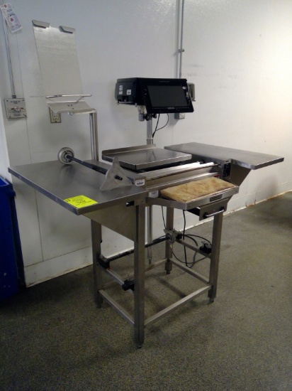 Hobart Wrapping Station W/ Hti Scale