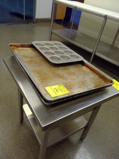 (2) Sheet Pans And Muffin Pan