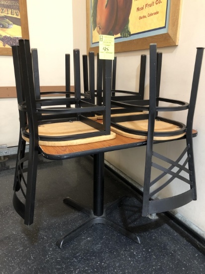 Cafe Table W/ 4 Chairs