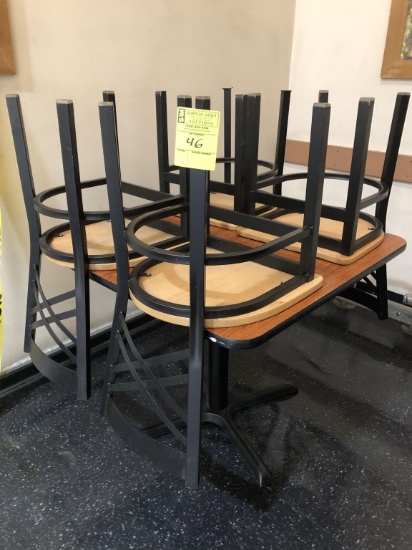 Cafe Table W/ 4 Chairs