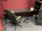 Office Chair and 6ft Table with lamp