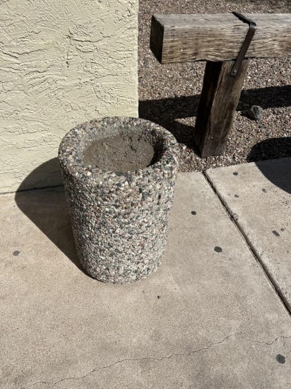 Ash Trays in front of building
