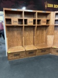 Wood Hockey Lockers 31