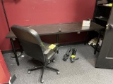 Office Chair and 6ft Table with lamp