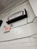 Roofing backlit signage