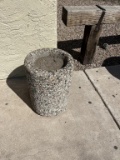 Ash Trays in front of building