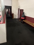West Corridor and Locker Room 3/4 Rubber Mats Approx 1050 Sq Ft