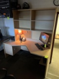 6ft Desk with Over Shelf
