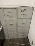 Assorted 4 drawer file cabinets