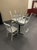 2ft Cafe Table with 3 Chairs