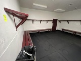 Benches and Shelf in Locker Room
