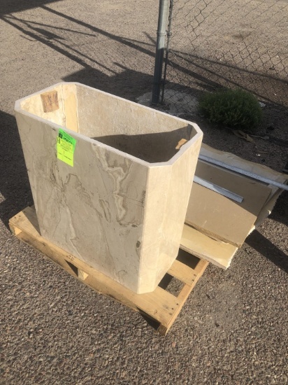 Faux Granite Desk (Broken Top)